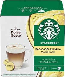   STARBUCKS Madagascar Vanilla Macchiato -  6  18  ,   by NESCAFE Dolce Gusto - 