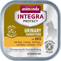 Пастет за котки против образуване на оксалатни камъни Integra Protect Urinary - 100 г, с патешко, в зряла възраст