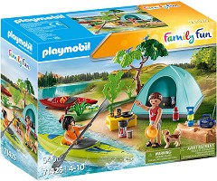 Playmobil Family Fun - Къмпинг с лагерен огън — 71425