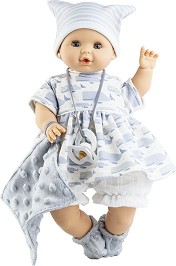 Говореща кукла бебе момиче Соня - Paola Reina - С височина 36 cm, от серията Alex and Sonia — 08036