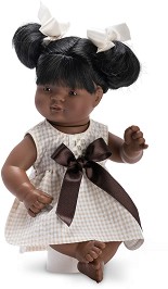 Кукла мулатка Сами с рокля - Asi - С височина 36 cm — 0237550