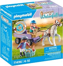 Playmobil Horses of Waterfall - Каруца за пони — 71496