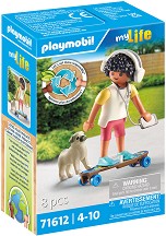 Playmobil My Life - Момче с куче — 71612