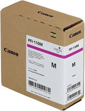 Касета с мастило за принтер Canon PFI-110 Magenta - 160 ml