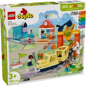 LEGO Duplo - Голям влак за взаимодействия - Детски конструктор — 10428