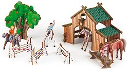 Конюшня - 3D пъзел от картон — Gespaensterwald