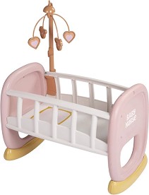 Люлка с въртележка за кукла - Smoby — 7600220390