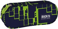 Овален ученически несесер BackUp A 83 - С 1 отделение от серията Neon Tech — 710018