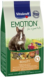Храна за декоративни зайчета Vitakraft Emotion Beauty Adult - 600 г, за 6+ месеца