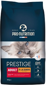 Суха храна за котки Pro-Nutrition Adult Multi - 10 кг, с птиче месо и зеленчуци, от серията Prestige Cat, в зряла възраст