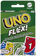 Уно - Flex - Семейна настолна игра с карти — Mattel