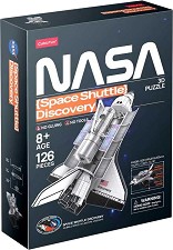 Космическа Совалка Discovery - 3D пъзел от 126 части