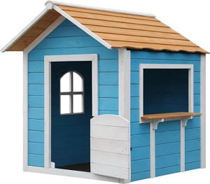 Детска дървена къщичка - Ginger Home - С размери 118 / 138 / 132.5 cm — WKP-1113