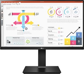  LG 24QP750P-B - 23.8", 60 Hz, IPS, 16:9, 2560 x 1440, HDMI, DisplayPort, 5 ms, AMD FreeSync - 
