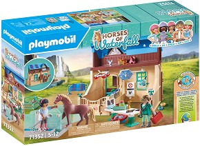 Playmobil Horses of Waterfall - Езда и ветеринарна клиника — 71352