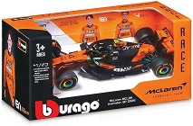 Количка F1 McLaren MCL39 (#4) - Bburago - От серията Race Collezione — 18/38248 (#4)