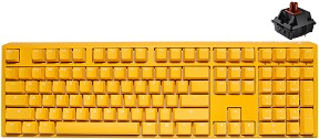   Ducky One 3 Yellow - Full Size,  USB  1.8 m, ANSI Layout, Cherry MX Brown - 