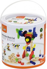 Дървен конструктор - Viga Toys - От 68 части — 50382