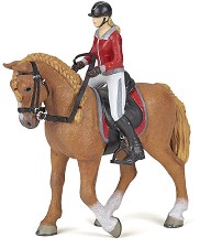 Фигурка на ездачка с кон - Papo - От серията Коне — 51564