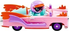 Метална количка Госпожицата в розово - Djeco - От серията Crazy Motors — DJ05463