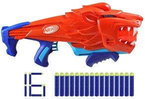 Nerf - LionFury - Бластер с 16 стрелички — F8646