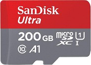Micro SDXC   200 GB SanDisk - Class 10, U1, A1  SD    Ultra - 