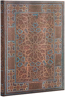 Тефтер Paperblanks Midnight Star - 18 × 23 см, с редове
