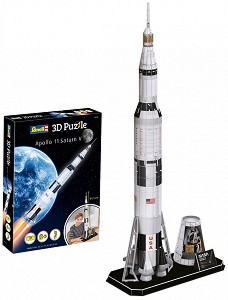 Аполо 11 Сатурн - 3D пъзел от 136 части — Revell 00250