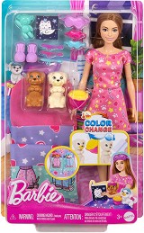 Комплект за игра Пижамено парти - Mattel - На тема Barbie — HXN01
