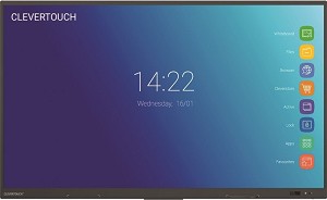   75" 4K Clevertouch Impact Plus 2 - 170.9 / 104.3 / 8.9 cm - 