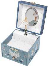 Музикална кутия за бижута Балерината и лебеда - Trousselier — S20974
