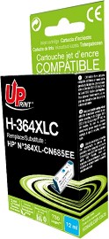 Касета с мастило за принтер UPrint H-364XL Cyan - 750 страници