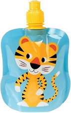 Детска пластмасова бутилка Тигър - Rex London - С вместимост 200 ml — 27786