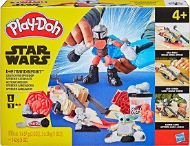 Комплект с моделин Мандалорецът Спийдър - Play-Doh - Творчески комплект на тема Star Wars — G1582