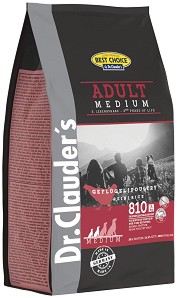 Суха храна за кучета Dr.Clauder's Adult Medium — 12,5 кг, с птиче месо и ориз, от серията Best Choice, за малки и средни породи, в зряла възраст