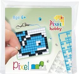 Мозайка ключодържател Син кит - Pixelhobby - Творчески комплект — 23110
