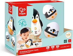 Бебешки дрънкалки Семейство пингвини - HaPe - Със звук — E0136