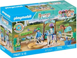 Playmobil Horses of Waterfall - Модерна школа по езда — 71637