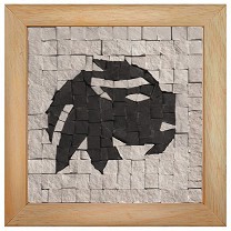Каменна мозайка Зодия Лъв - Neptune Mosaic - С размери 12 х 12 cm