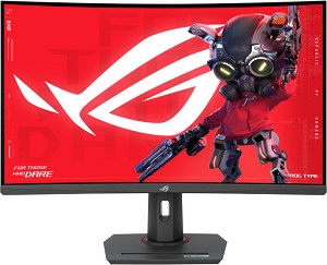  ASUS ROG Strix XG32WCS - 32", VA, 180 Hz, 16:9, 2560 x 1440, 1 ms, HDMI, DisplayPort, USB-C, AMD FreeSync - 