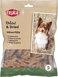 Натурални лакомства за кучета Trixie - 250 г, от пилешки крака, от серията Natural & Dried