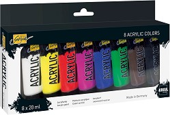 Акрилни бои KREUL Solo Goya - 8 цвята x 20 мл