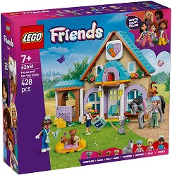 LEGO Friends - Ветеринарна клиника за коне и домашни любимци - Детски конструктор — 42651