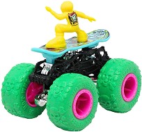 Количка Board To Be Wild - Mattel - От серията Monster Trucks — HLT13