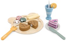 Дървен комплект за игра Обяд - Viga Toys - От серията PolarB — 44058