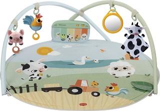 Активна гимнастика Tiny Love Dynamic Gymini - С музикални ефекти, от серията Farmers Funday