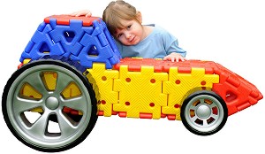 Конструктор Polydron - Giant Vehicle Builders - От 32 части — 70-7400