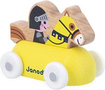 Детска кола Рицар - Janod - От серията Cross Roads — J05925