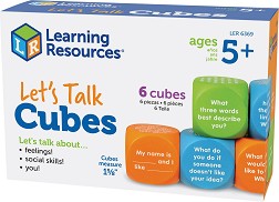 Довърши изречението - Learning Resources - 6 зарчета на английски език