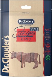 Лакомства за кучета и котки Dr.Clauder's Stripes Snacks Small - 80 г, с говеждо